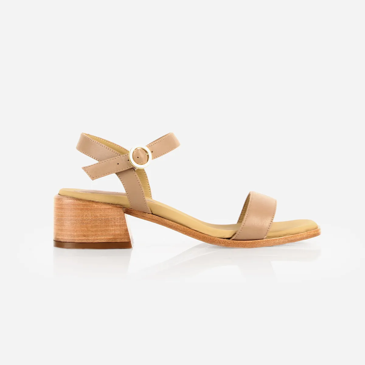 The Social Heeled Sandal Biscotti sold by Poppy Barley