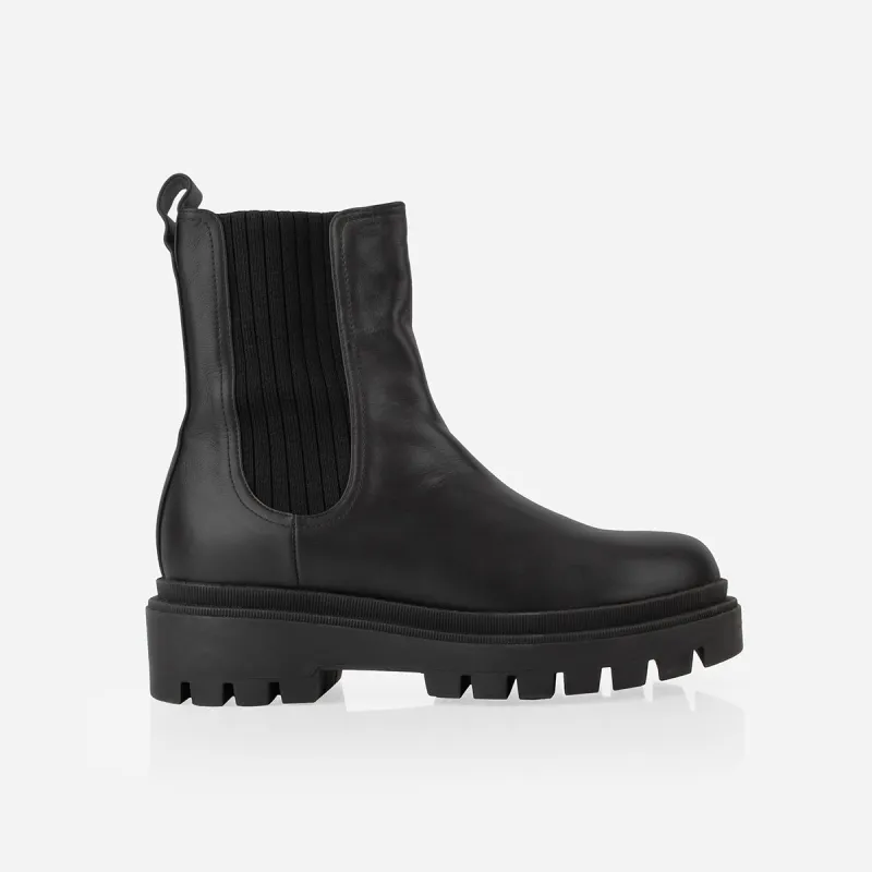 The Alpine Chelsea Boot Onyx sold by Poppy Barley