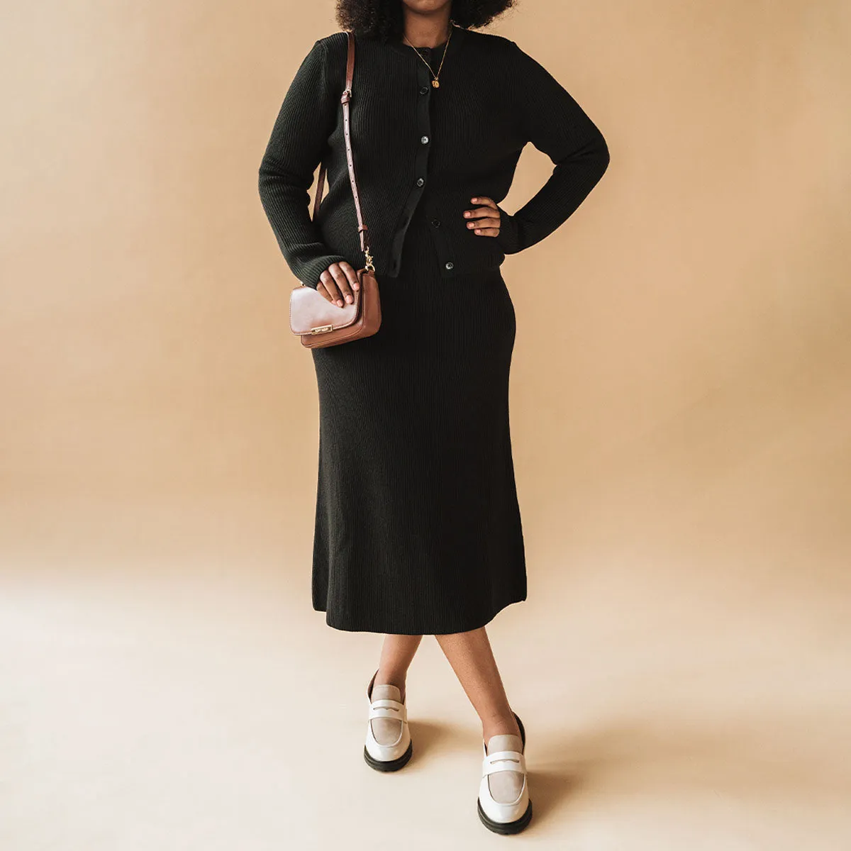 The Verona Heeled Loafer Oatmeal sold by Poppy Barley product image thumbnail 4