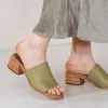 The Spritz Heeled Sandal Matcha sold by Poppy Barley