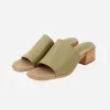The Spritz Heeled Sandal Matcha sold by Poppy Barley