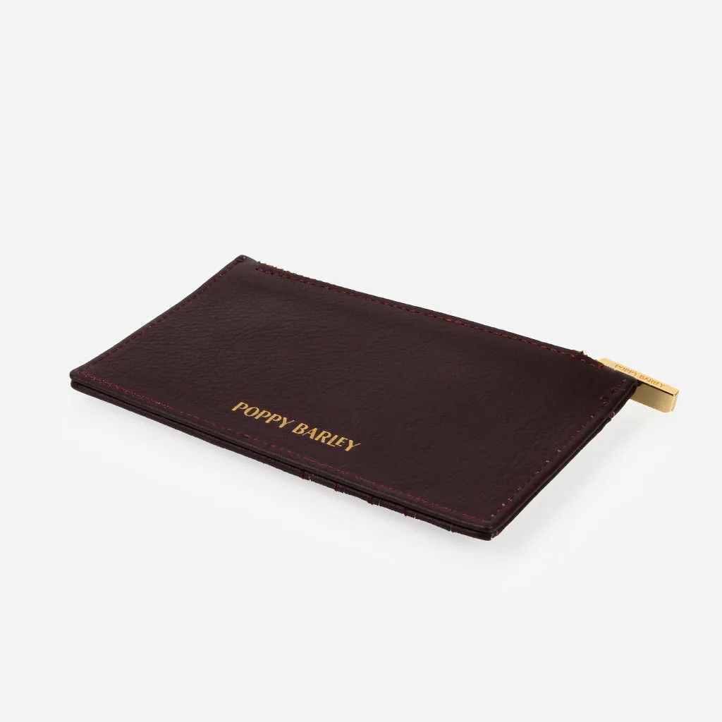 The Zip It Cardholder Aubergine sold by Poppy Barley product image thumbnail 3