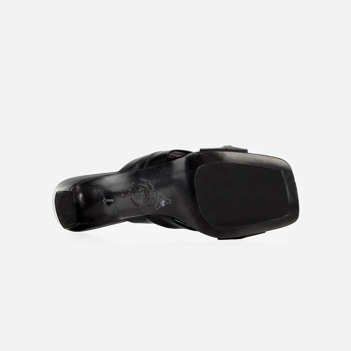 The Margot Heeled Sandal Black sold by Poppy Barley product image thumbnail 5