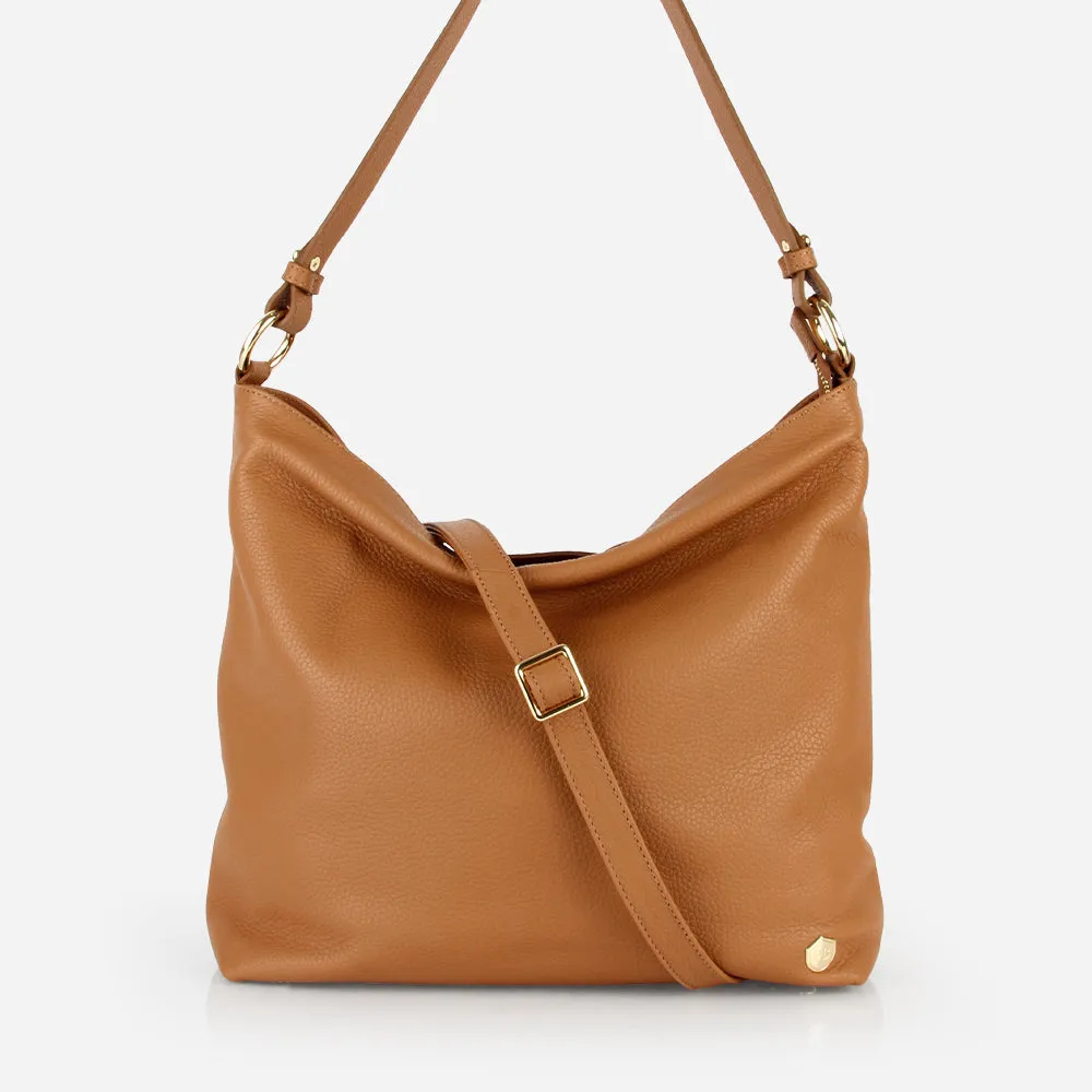 The Weekend Tote Almond Pebble sold by Poppy Barley