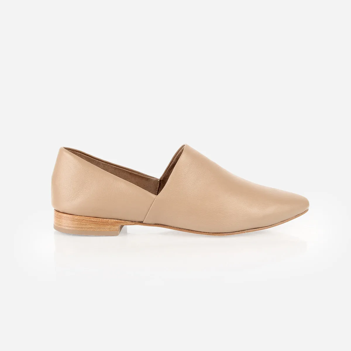 The Glove Fit Flat Biscotti sold by Poppy Barley