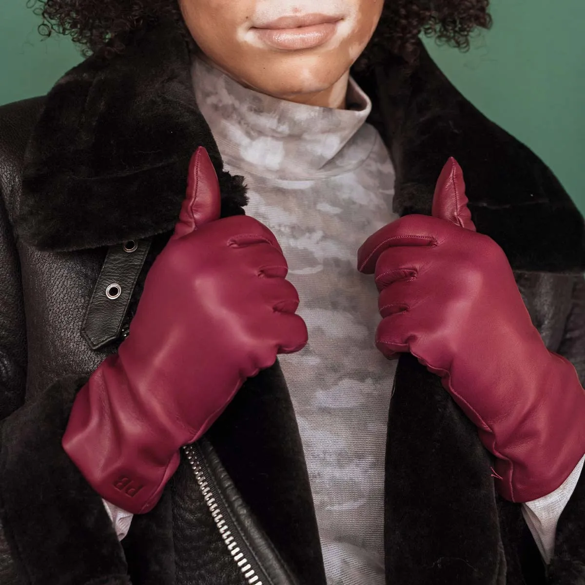 The Sleek Leather Glove Blackberry sold by Poppy Barley product image thumbnail 2