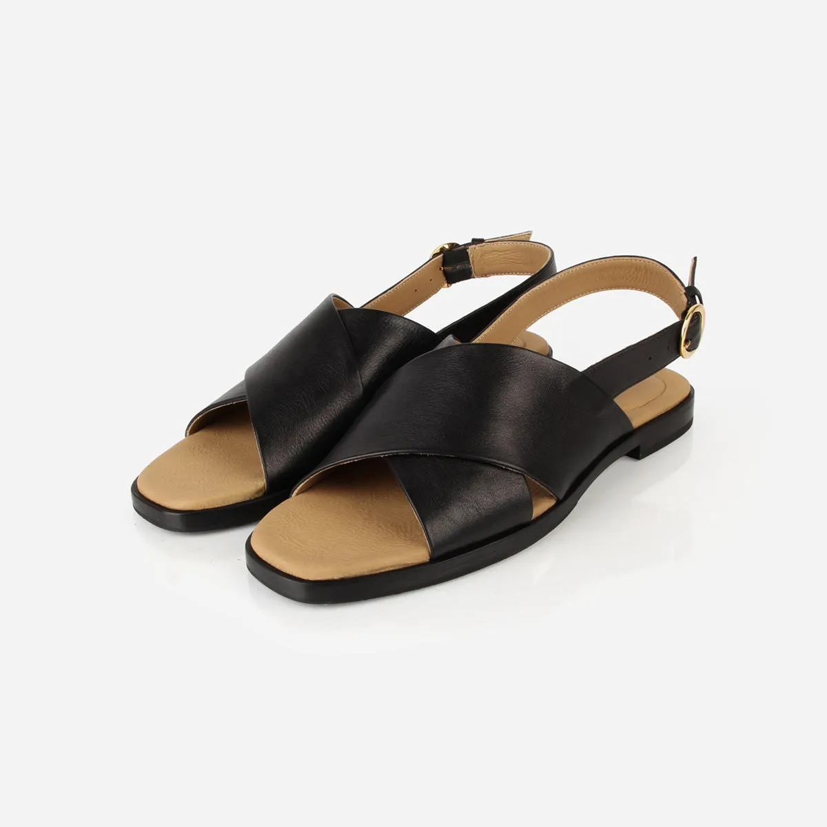 The Cross Town Sandal Black sold by Poppy Barley product image thumbnail 3