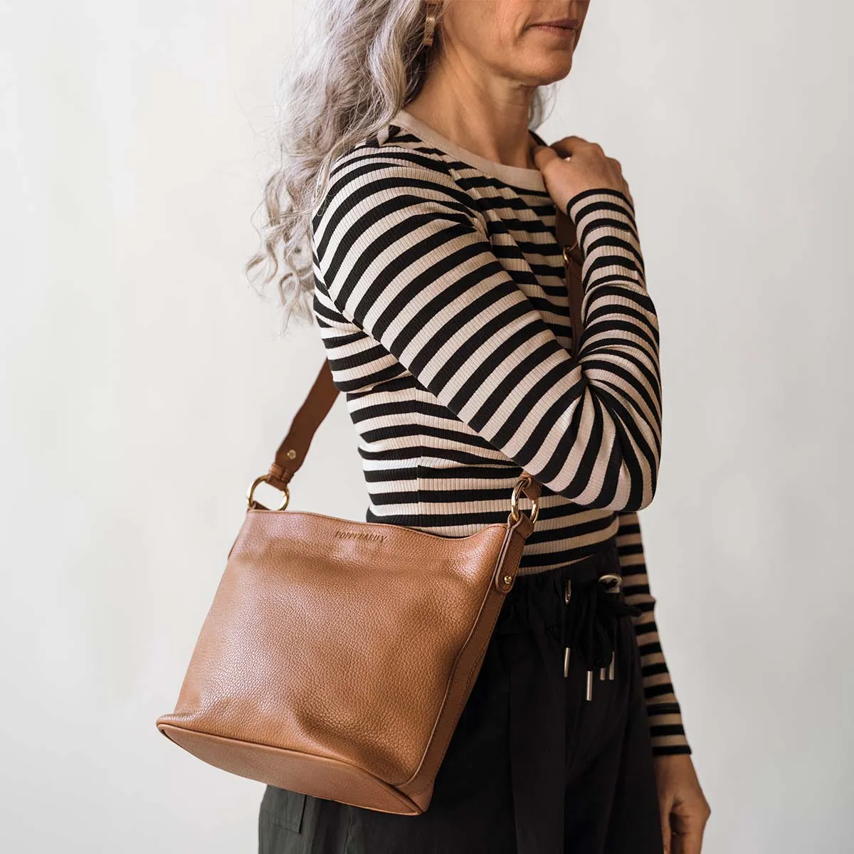 The Right Size Tote Almond Pebble sold by Poppy Barley product image thumbnail 2