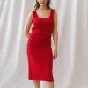 The Hamptons Skirt Poppy Red sold by Poppy Barley