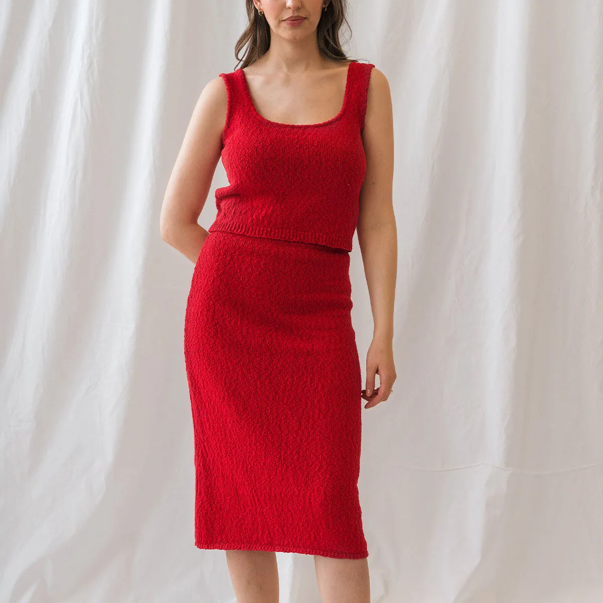 The Hamptons Tank Poppy Red sold by Poppy Barley product image thumbnail 4