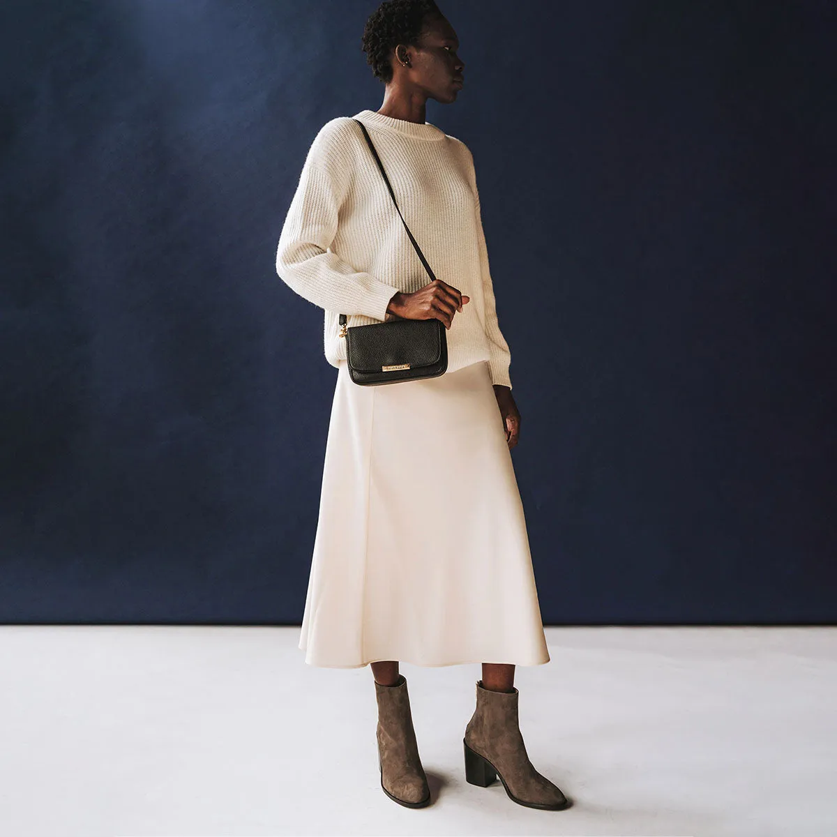 The High Street Ankle Boot Ash Brown Suede sold by Poppy Barley product image thumbnail 5