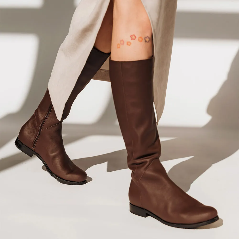 The Kensington Boot Java Micro Pebble Made To Order sold by Poppy Barley product image thumbnail 2