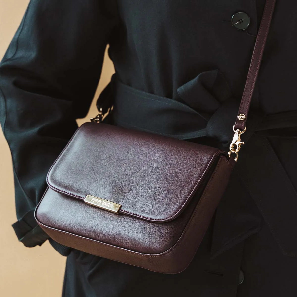 The Medium Day To Night Bag Plum sold by Poppy Barley product image thumbnail 2