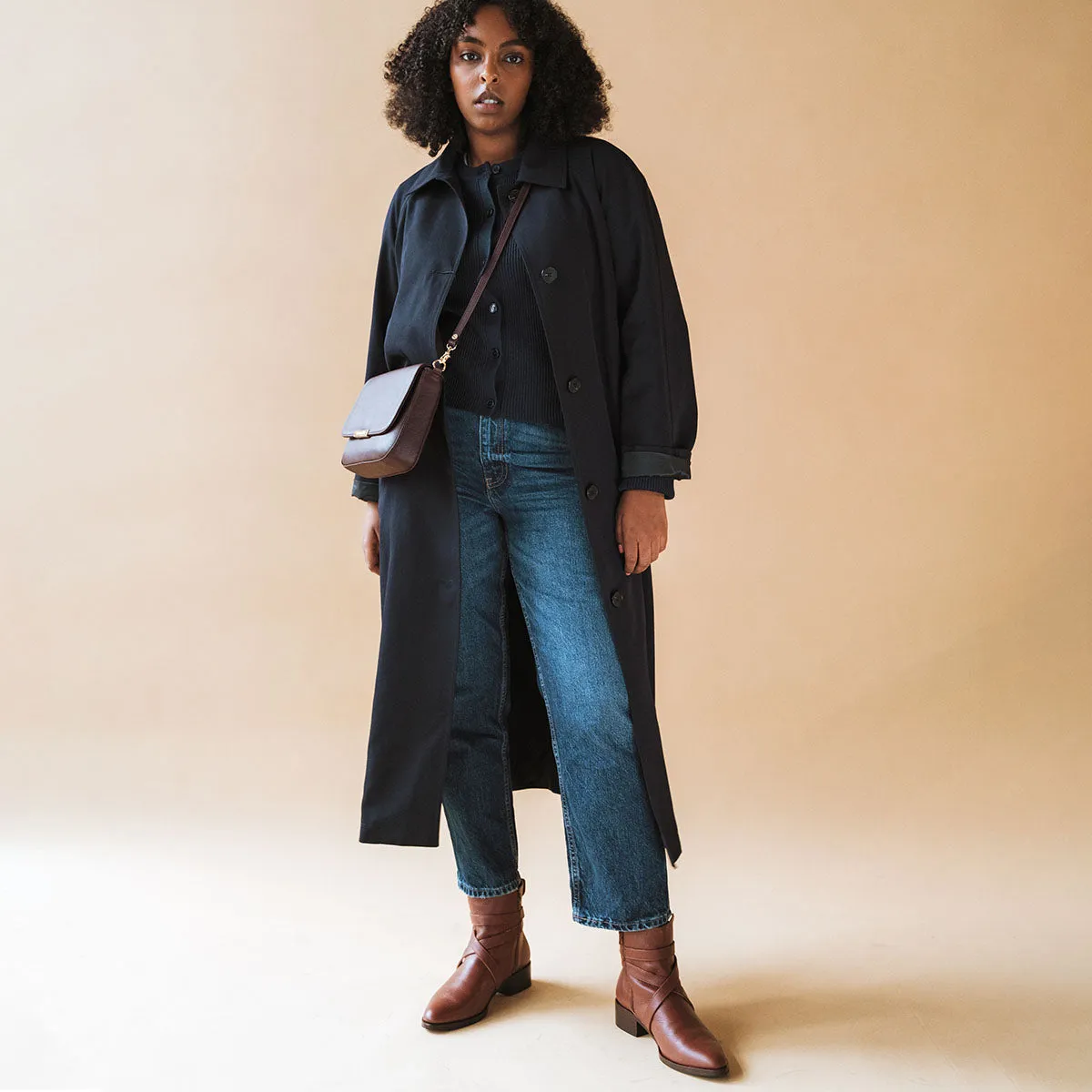 The Medium Day To Night Bag Plum sold by Poppy Barley product image thumbnail 4