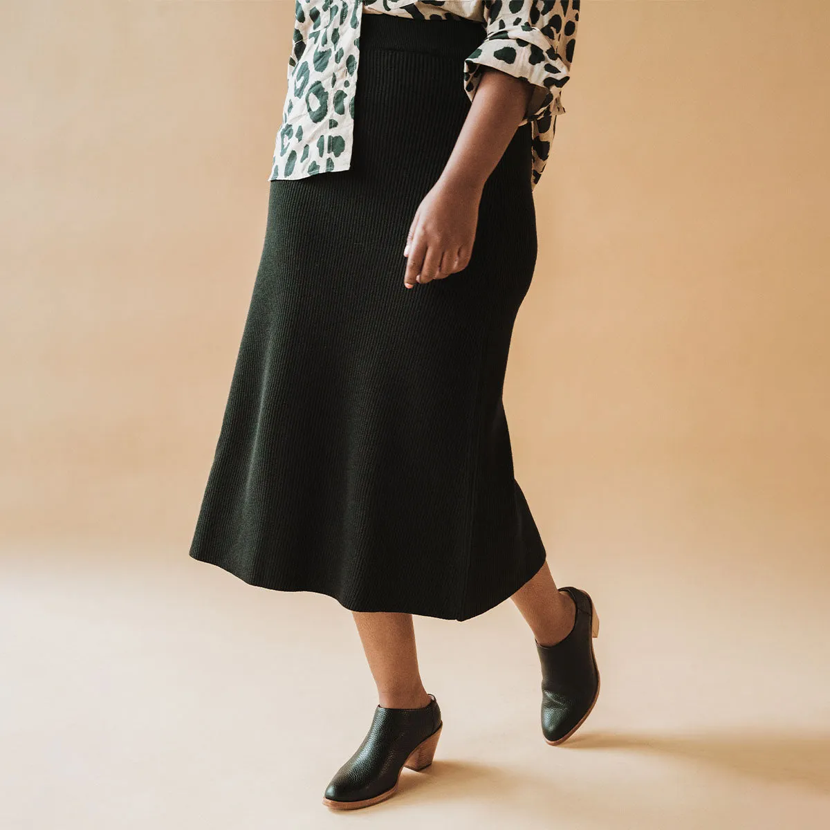 The Capsule Skirt Black sold by Poppy Barley