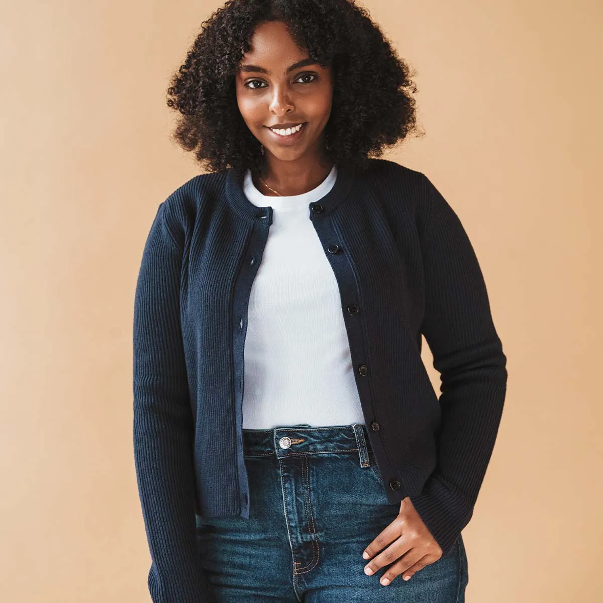 The Capsule Cardigan Twilight sold by Poppy Barley