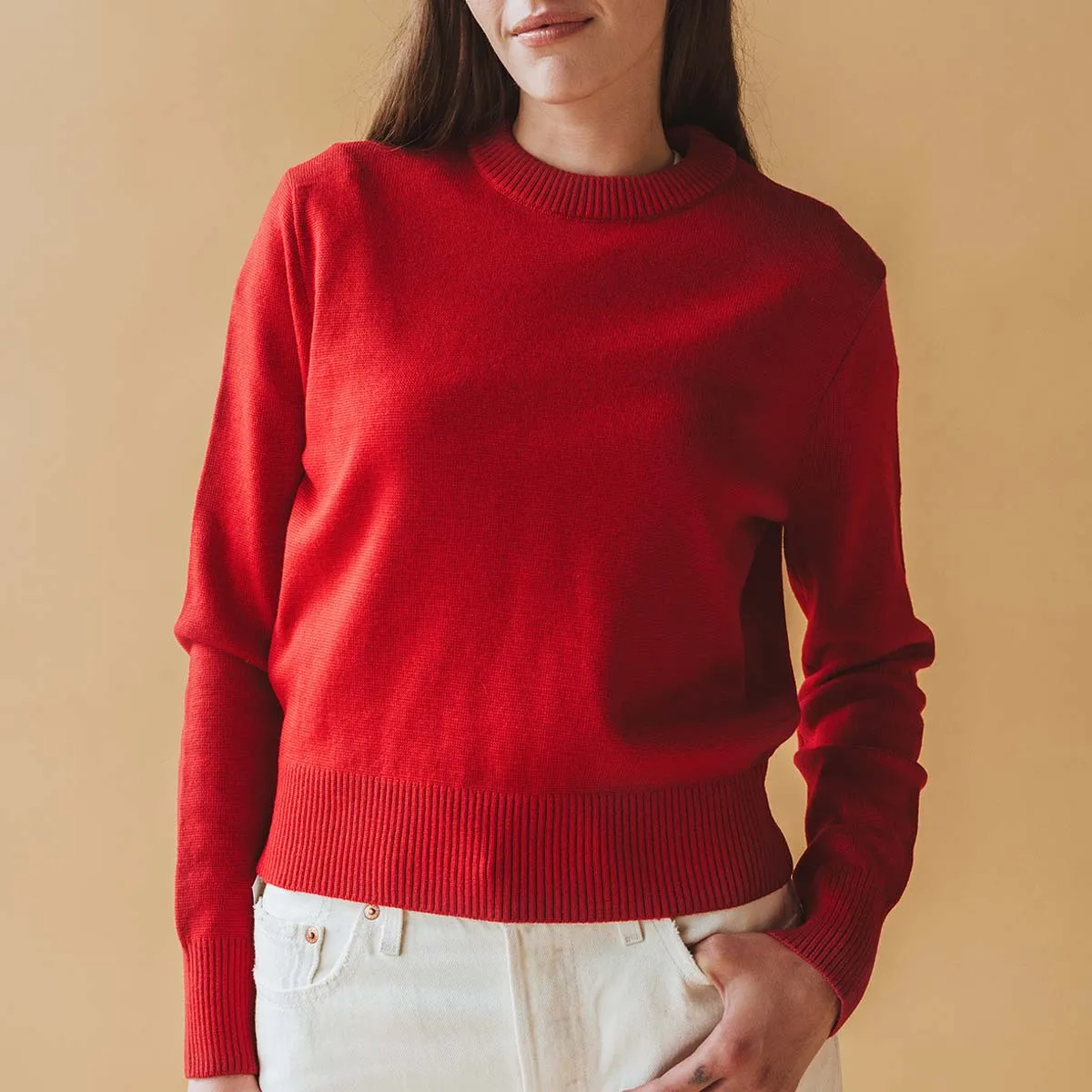 The Core Crewneck Crimson sold by Poppy Barley product image thumbnail 2