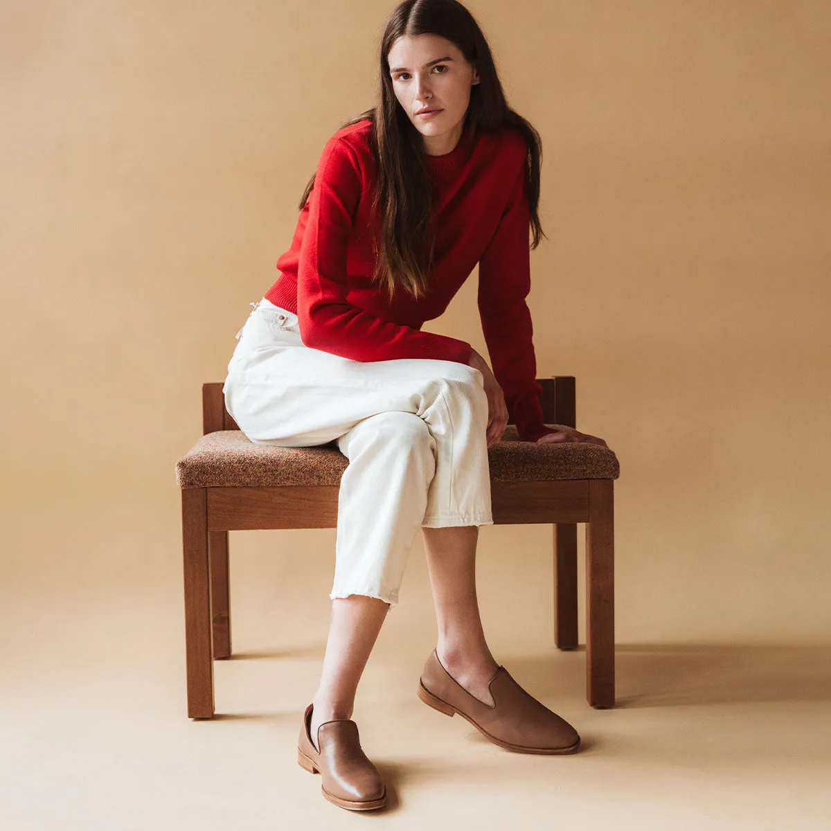 The Core Crewneck Crimson sold by Poppy Barley