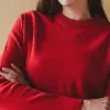 The Core Crewneck Crimson sold by Poppy Barley