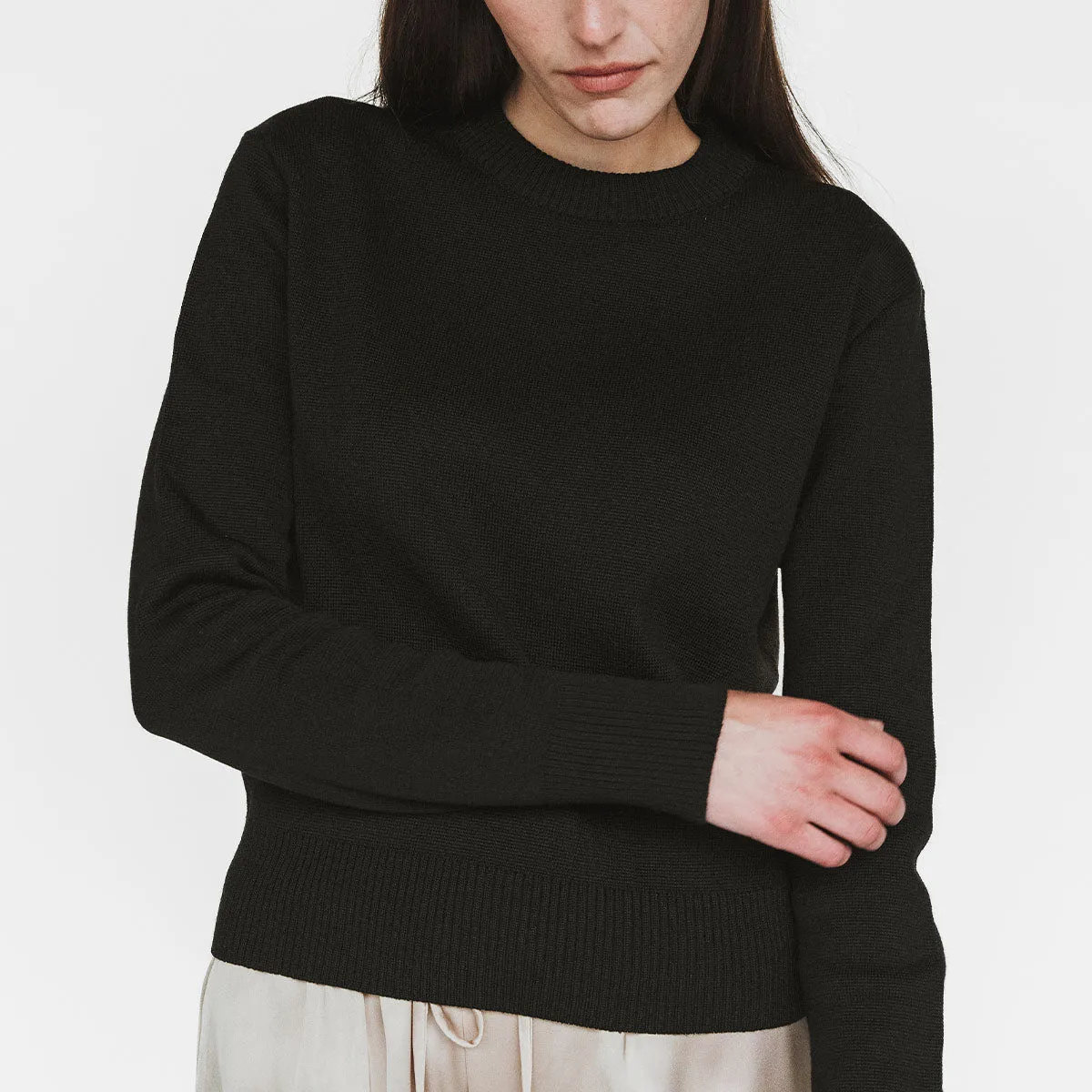 The Core Crewneck Black sold by Poppy Barley product image thumbnail 2