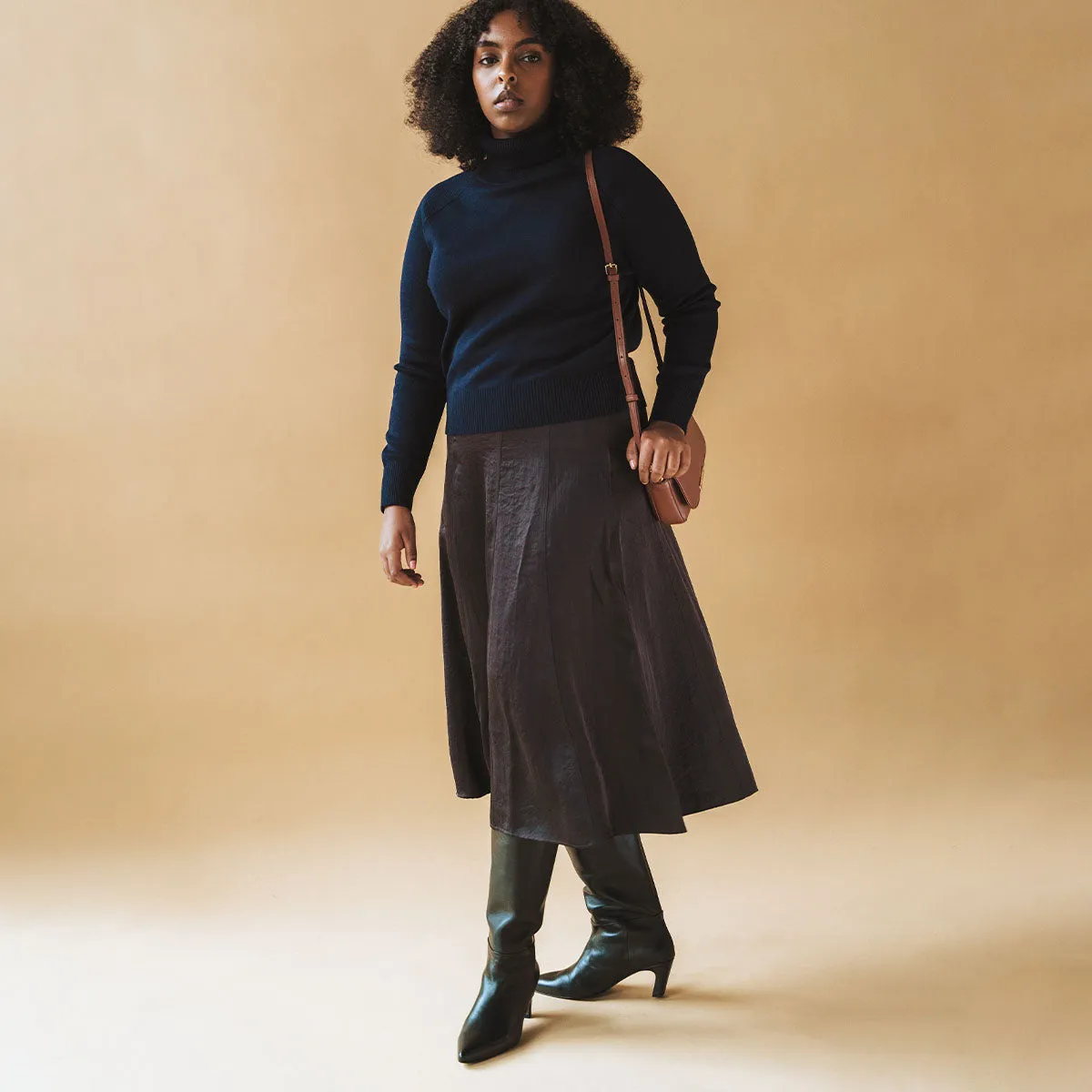 The Go-To Turtleneck Midnight sold by Poppy Barley product image thumbnail 2