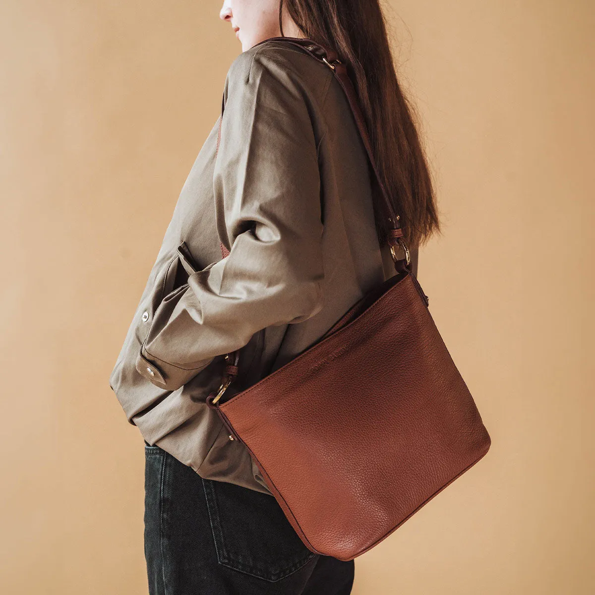 The Right Size Tote Hazelnut sold by Poppy Barley product image thumbnail 2