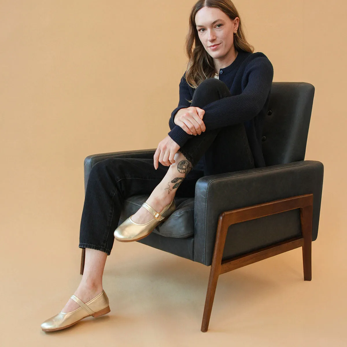 The Modern-Day Mary Jane Champagne sold by Poppy Barley product image thumbnail 5