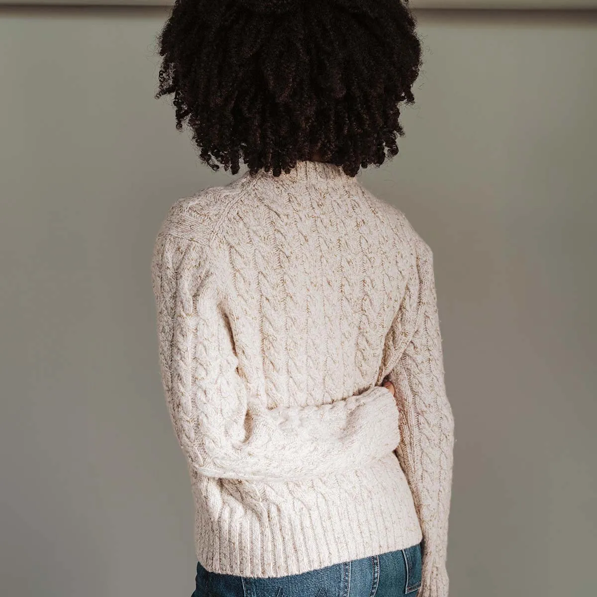 The Highlands Cable Knit Isle Melange sold by Poppy Barley product image thumbnail 4