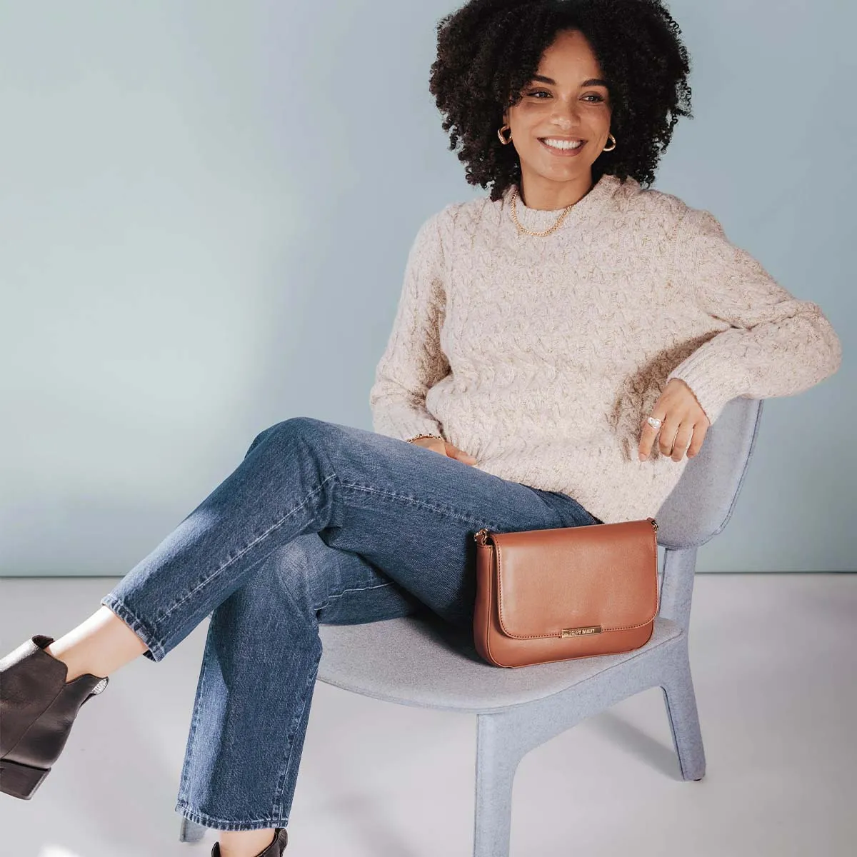 The Highlands Cable Knit Isle Melange sold by Poppy Barley product image thumbnail 2