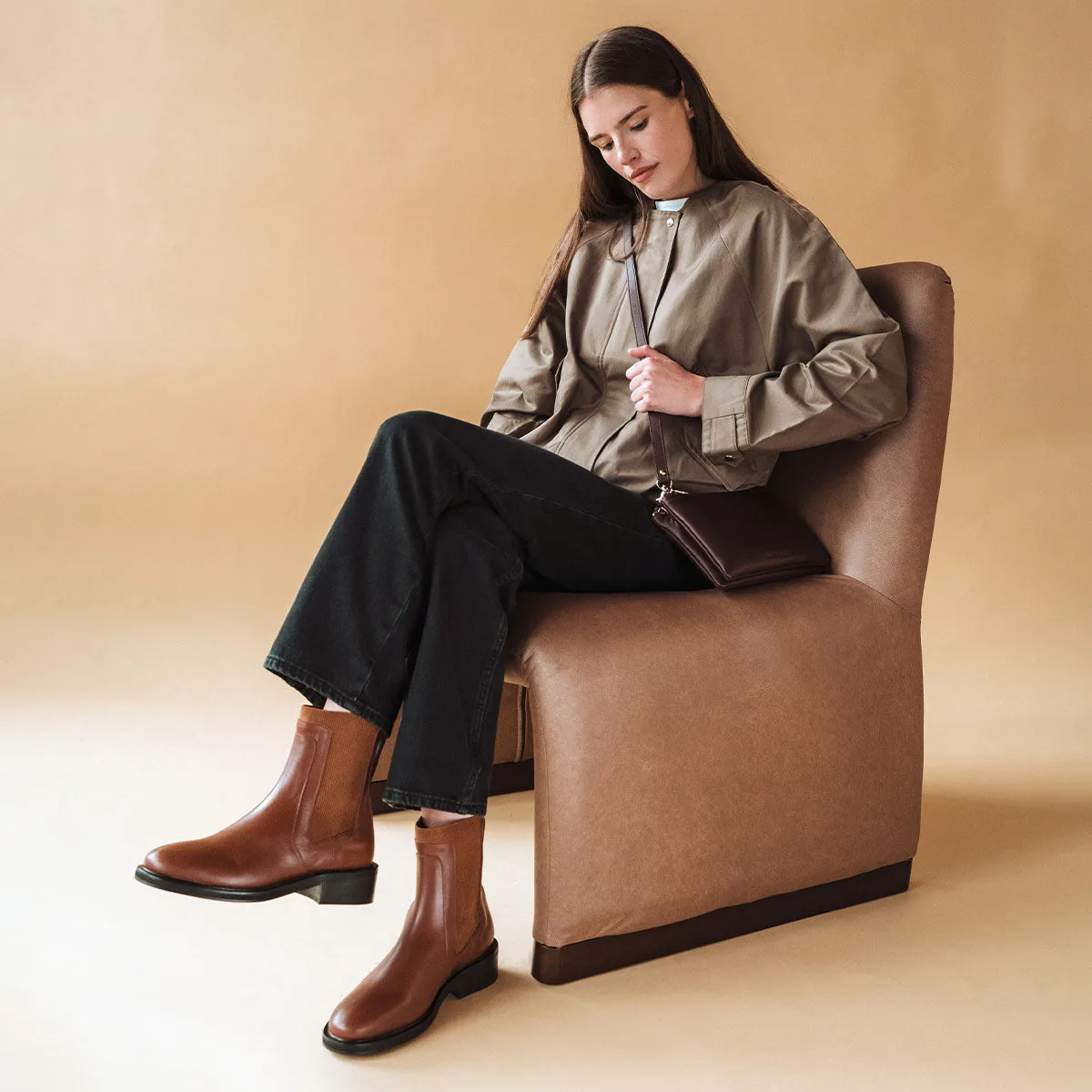 The Metro Chelsea Boot Riding Brown sold by Poppy Barley product image thumbnail 5
