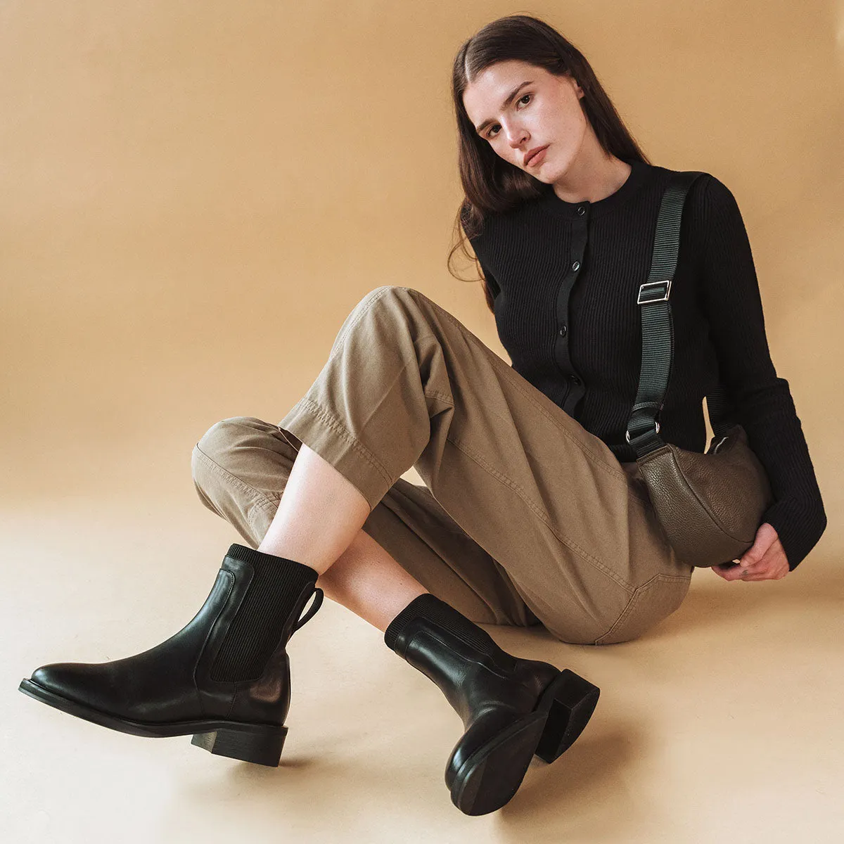 The Metro Chelsea Boot Black sold by Poppy Barley product image thumbnail 4