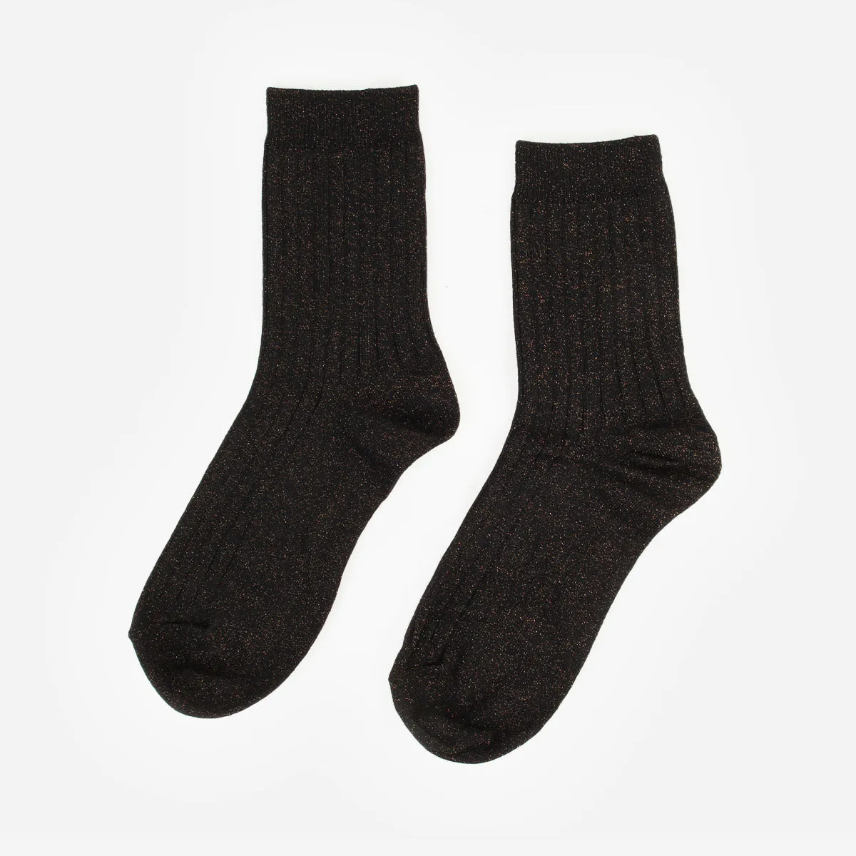 Le Bon Shoppe Her Socks Black Copper Glitter sold by Poppy Barley product image thumbnail 2