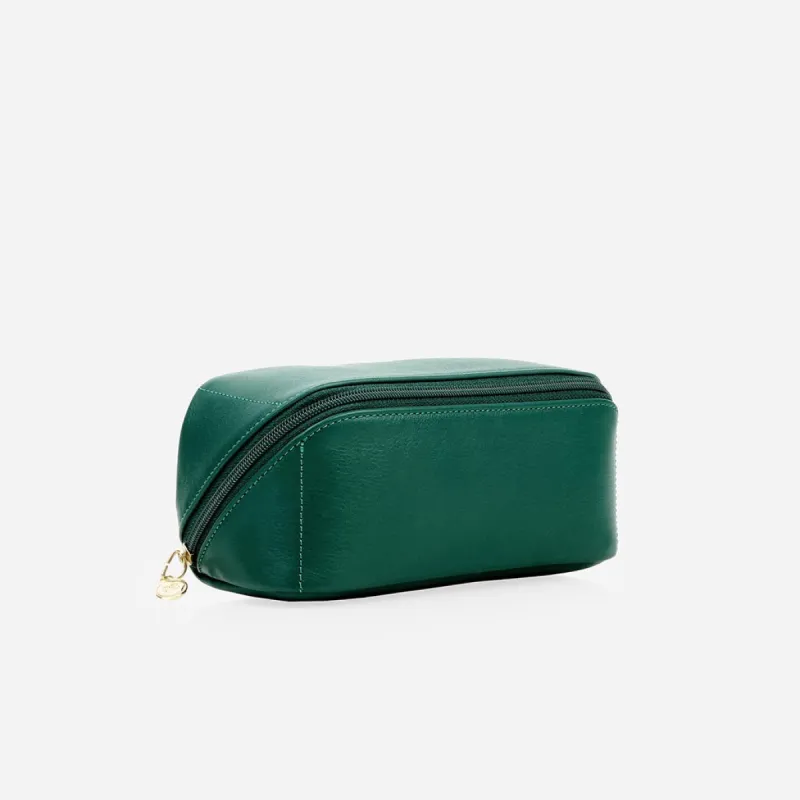 The Cosmetic Case Small Evergreen sold by Poppy Barley