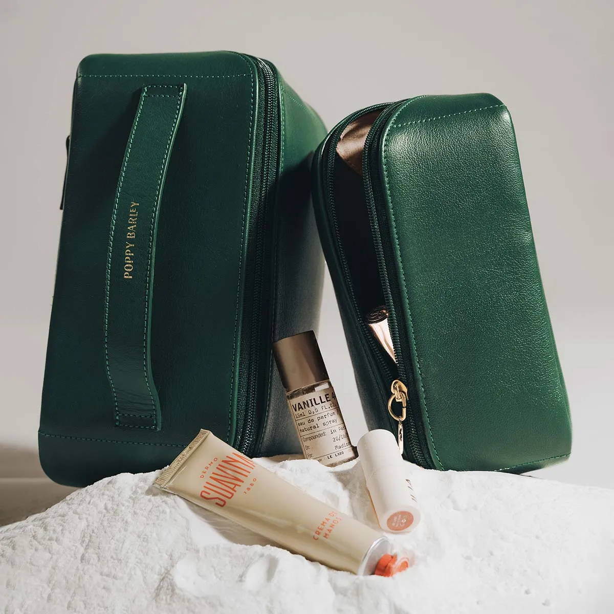 The Cosmetic Case Small Evergreen sold by Poppy Barley product image thumbnail 3