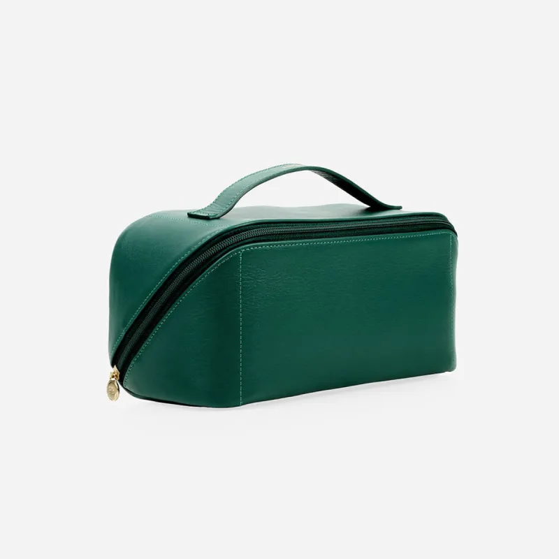 The Cosmetic Case Large Evergreen sold by Poppy Barley