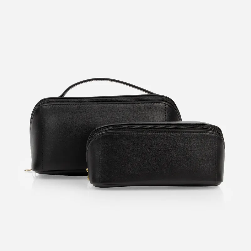 The Cosmetic Case Black Set sold by Poppy Barley