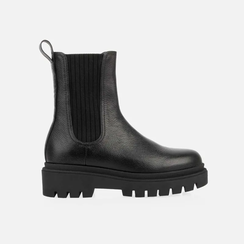 The Alpine Chelsea Boot Black Pebble sold by Poppy Barley