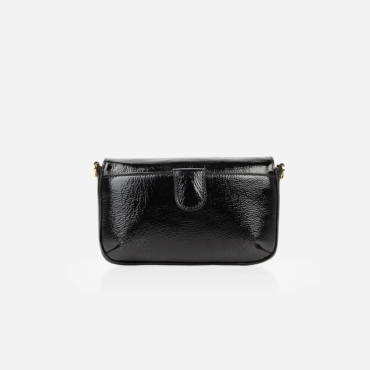 The Day to Night Bag Black Crinkle Patent sold by Poppy Barley product image thumbnail 3