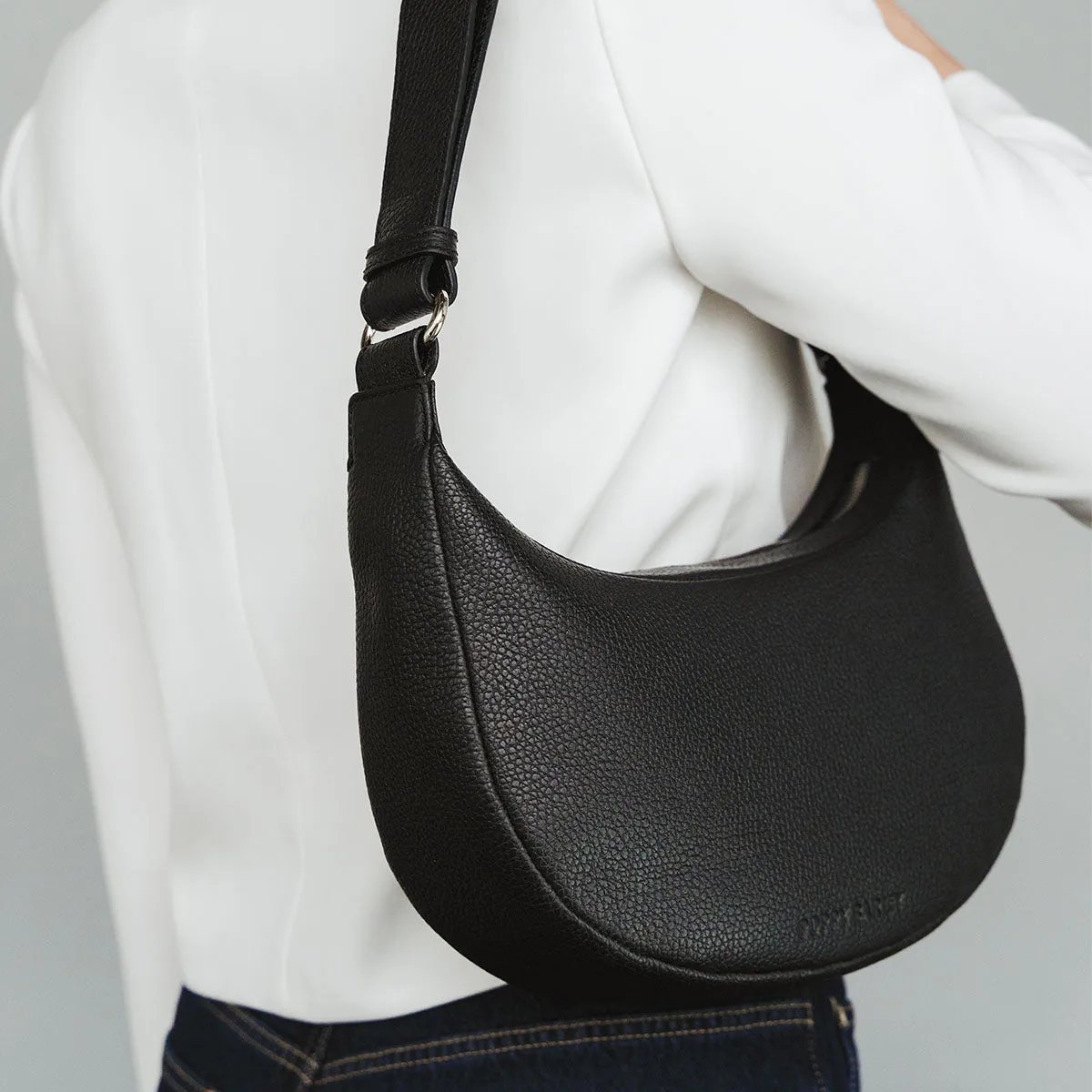 The Arc Crossbody Bag Black sold by Poppy Barley product image thumbnail 2