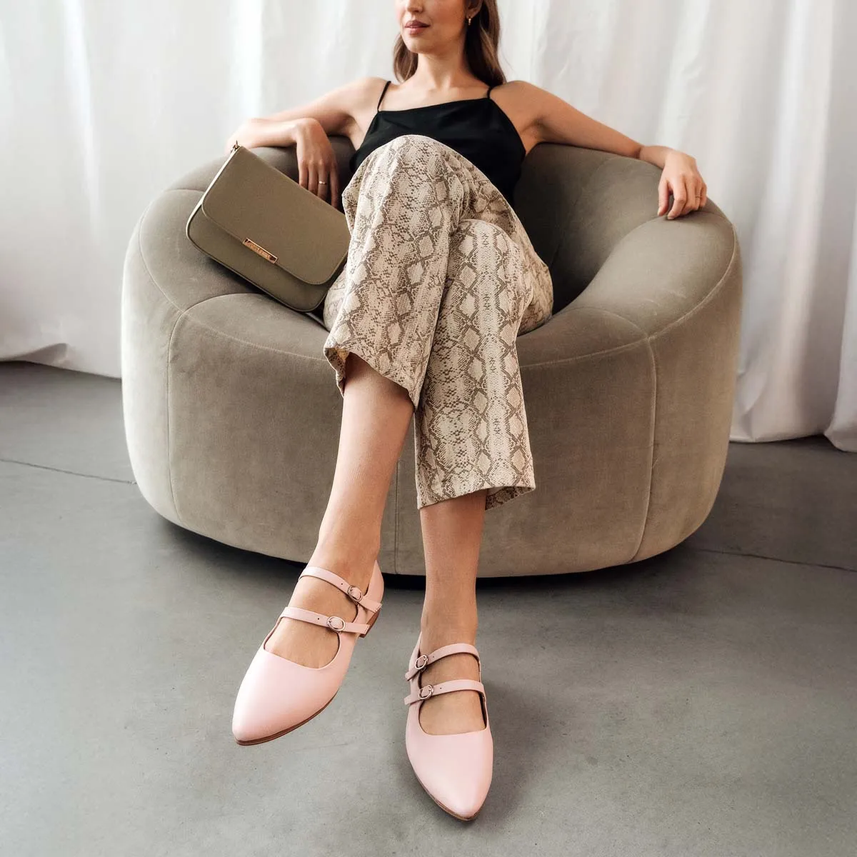 The Editorial Mary Jane Rosebud sold by Poppy Barley product image thumbnail 5