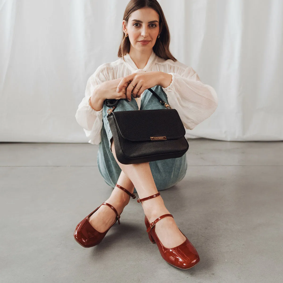 The Camille Mary Jane Riding Brown sold by Poppy Barley product image thumbnail 4