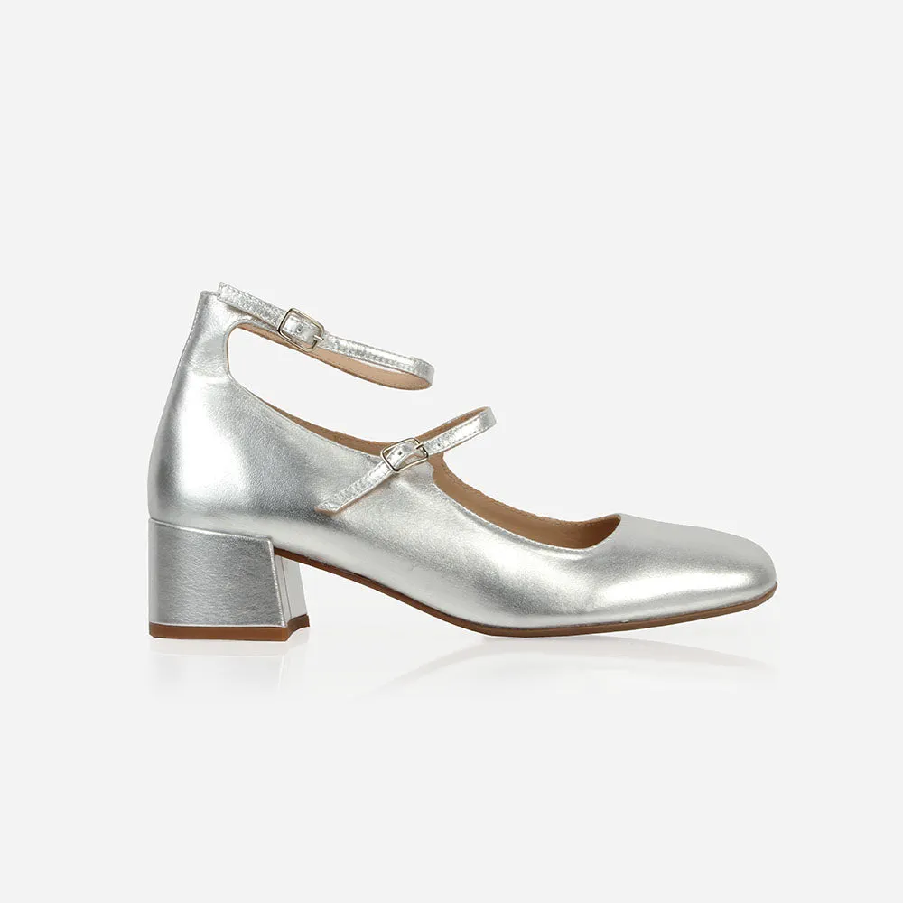 The Camille Mary Jane Silver sold by Poppy Barley