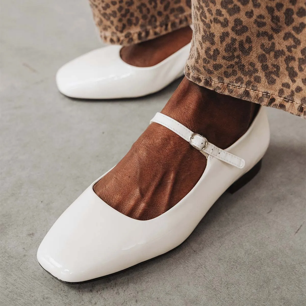 The Studio Mary Jane White Patent sold by Poppy Barley product image thumbnail 4