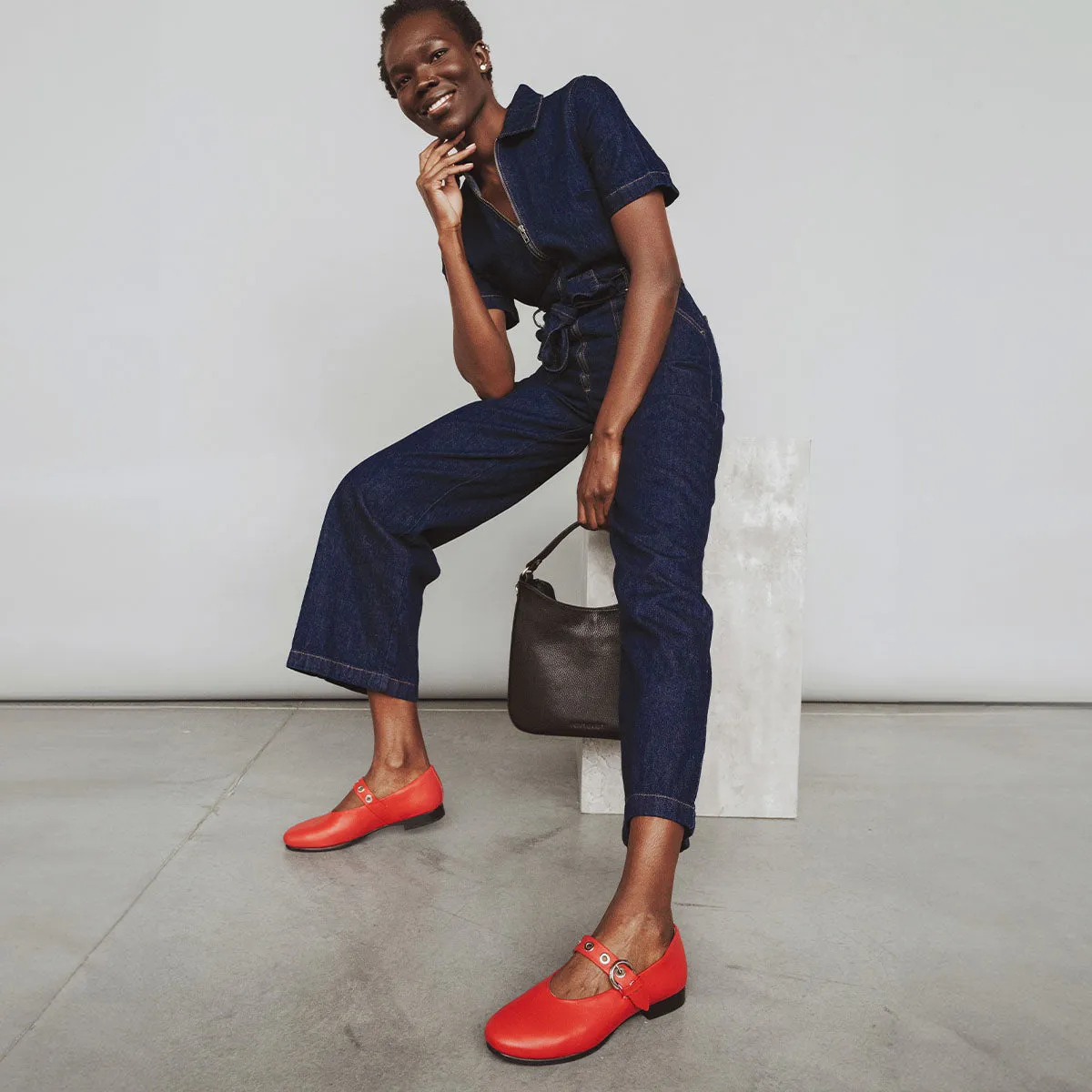 The BLVD Mary Jane Racing Red sold by Poppy Barley product image thumbnail 2