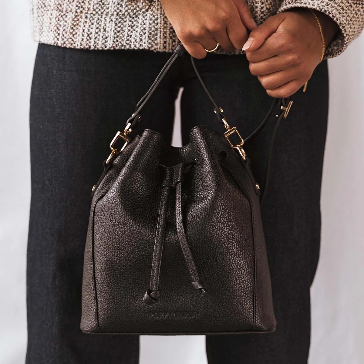 The Bondi Bucket Bag Black sold by Poppy Barley product image thumbnail 5