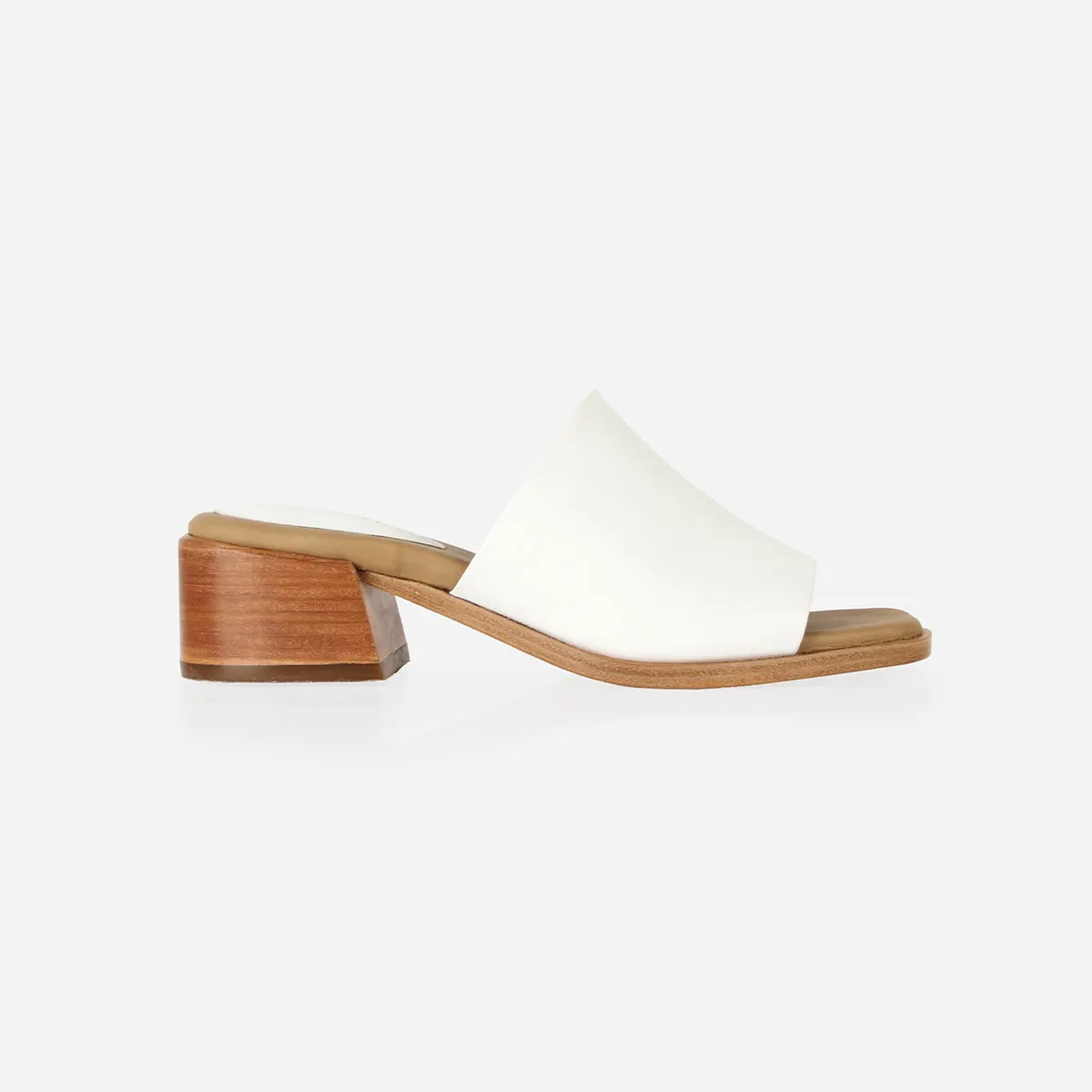 The Spritz Heeled Sandal Panna Cotta sold by Poppy Barley