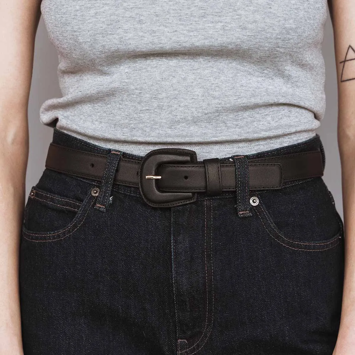The Nouveau Belt Black sold by Poppy Barley product image thumbnail 2