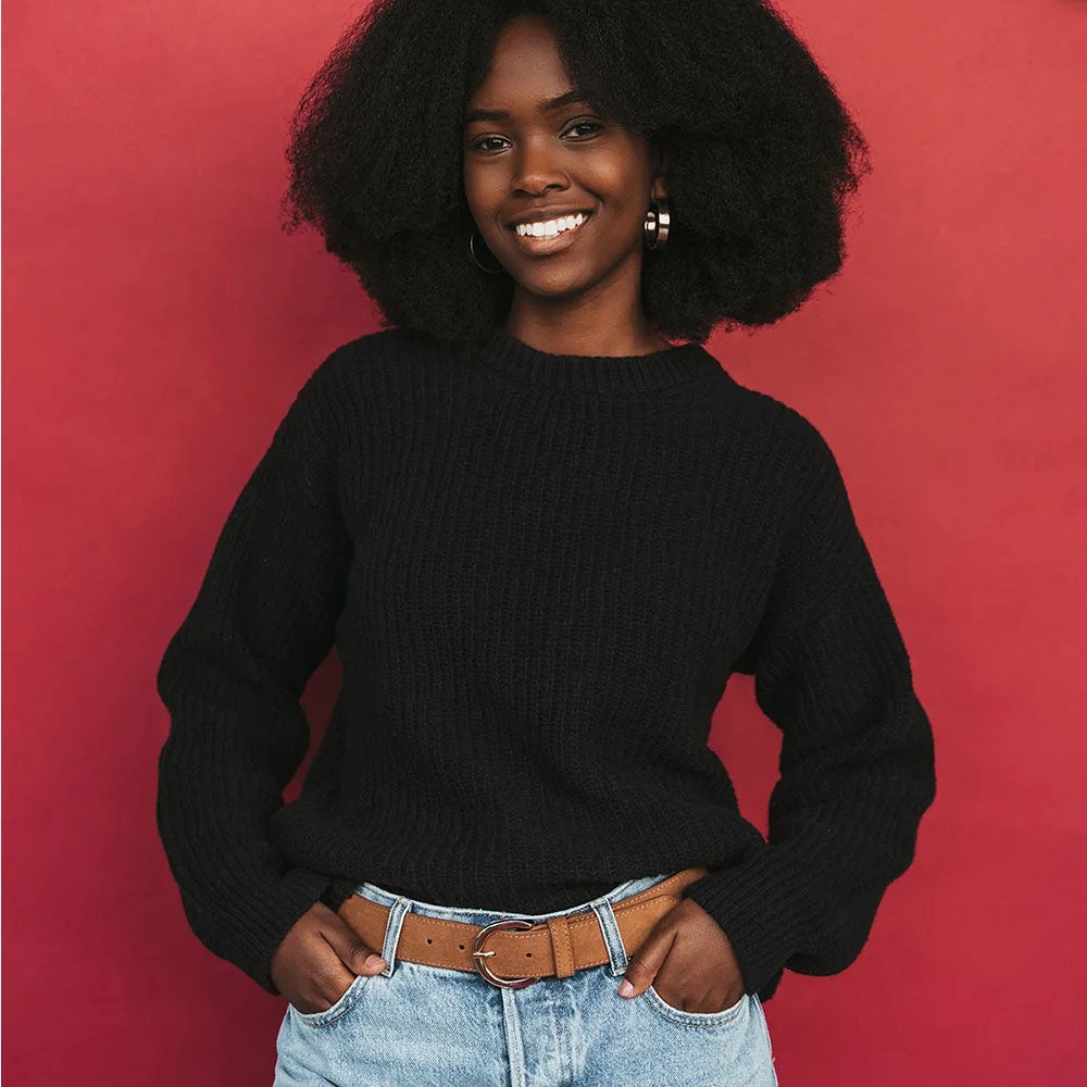 The Cove Crewneck Black sold by Poppy Barley