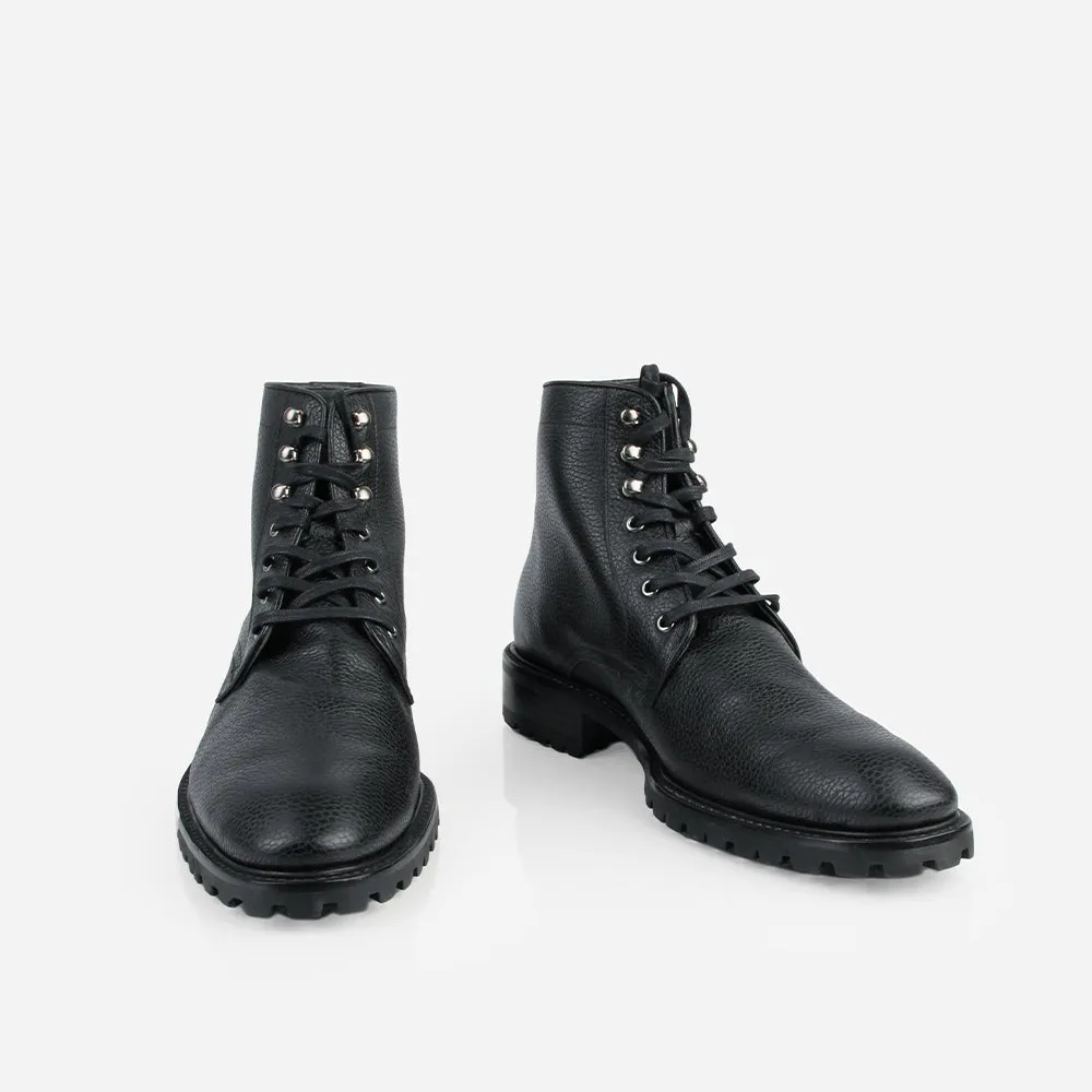 The Yukon Lace Up Boot Black Pebble sold by Poppy Barley product image thumbnail 3