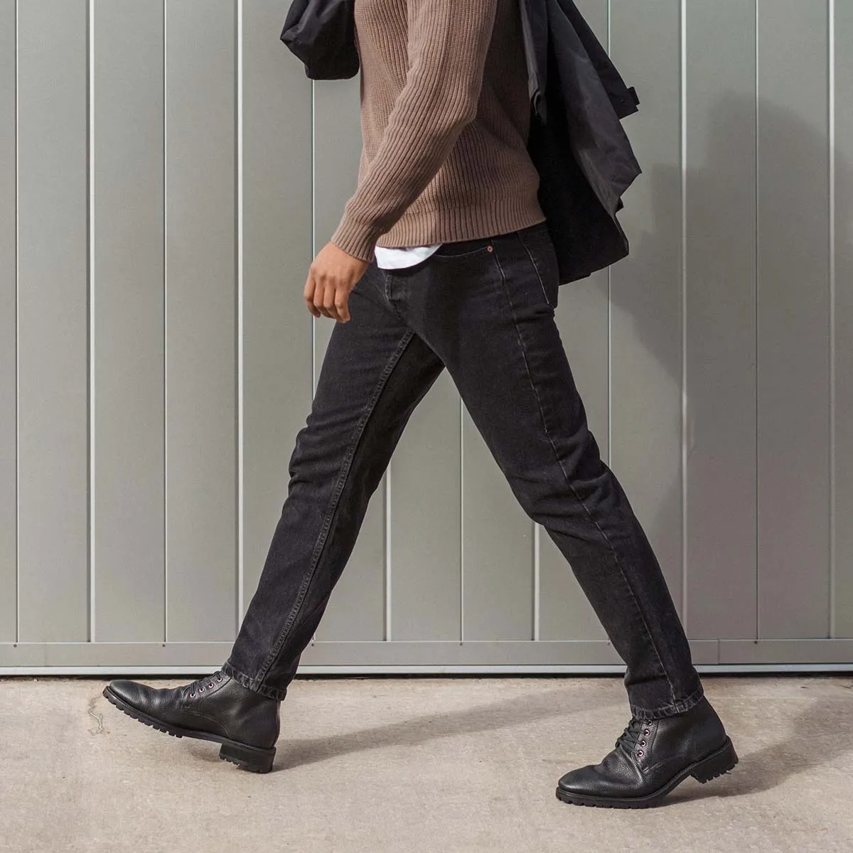 The Yukon Lace Up Boot Black Pebble sold by Poppy Barley product image thumbnail 2